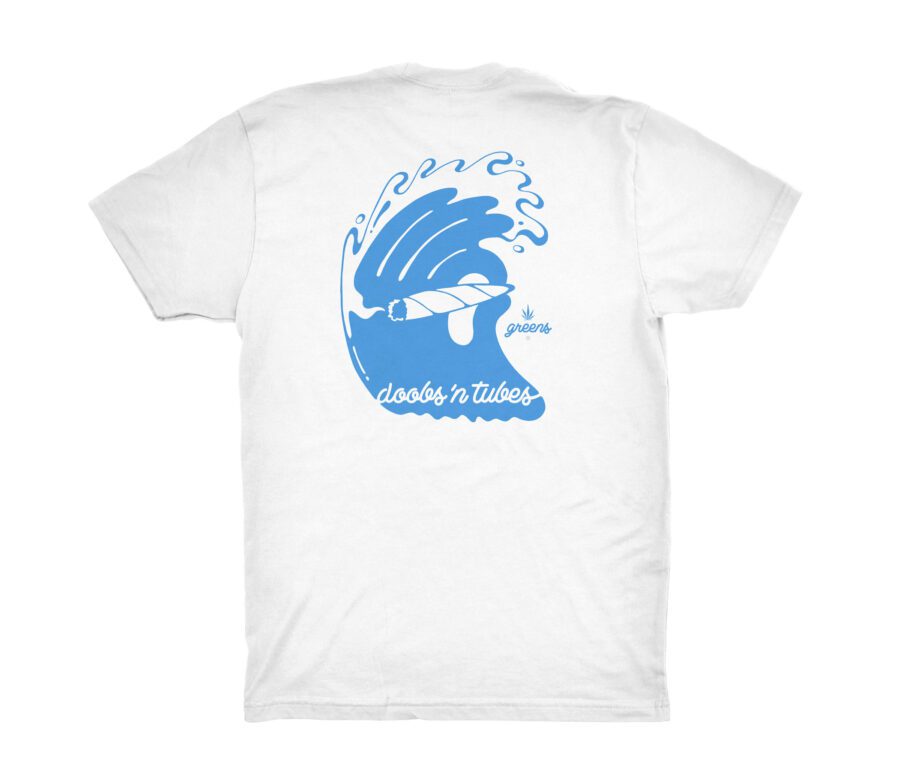 Doobs 'n Tubes design -White T-shirt
