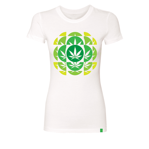 Women Kaleidoscope design -White Tee