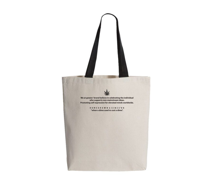 The Vapors design -Natural/Black Tote Bag - Image 3