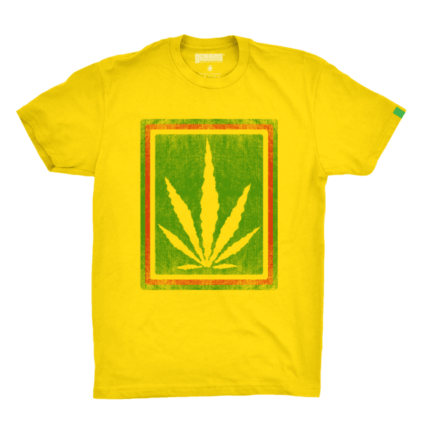 Rasta Burlap design -Yellow T-shirt