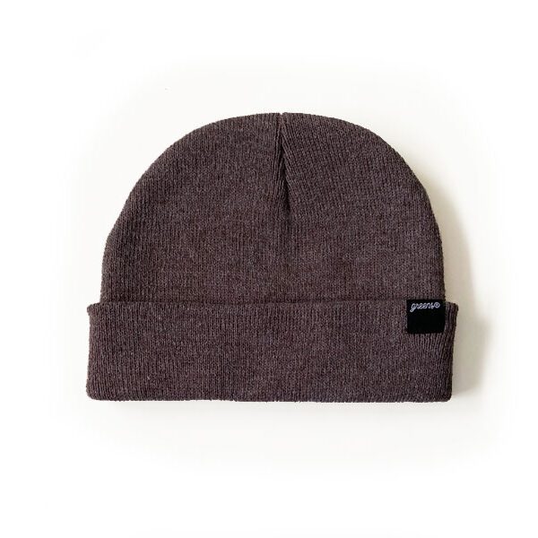 The Skully Cuff Knit Beanie -Heather Brown