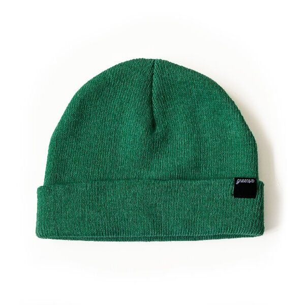 The Skully Cuff Knit Beanie -Heather Green