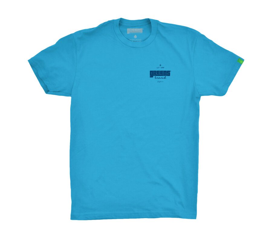 Circa '98 design -Cancun Blue T-shirt - Image 3