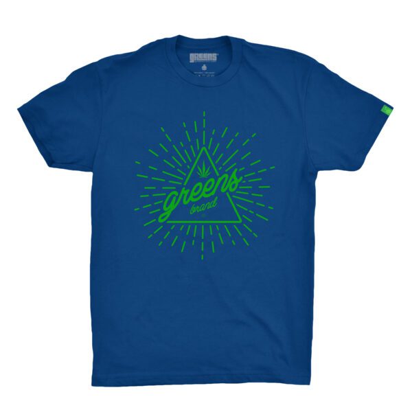Illuminate design -Cool blue T-shirt