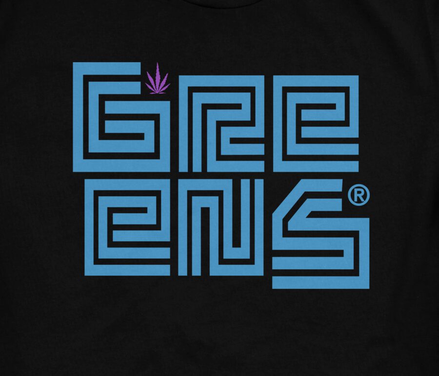 Maze design -Black T-shirt - Image 2