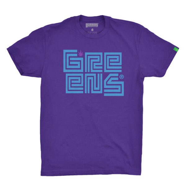 Maze design -Purple T-shirt