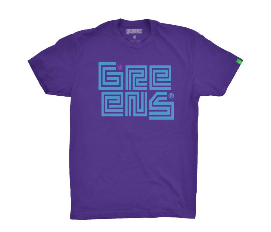 Maze design -Purple T-shirt