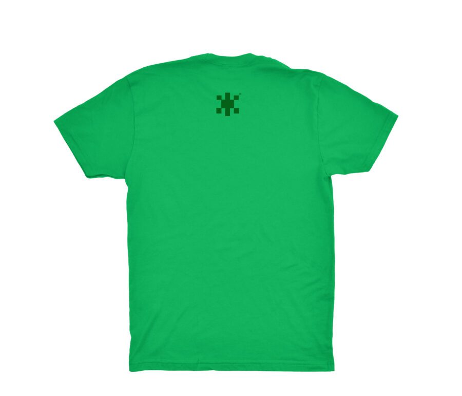 Pixels design -Green T-shirt - Image 3