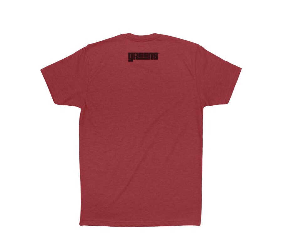 Stripin design -Cardinal Red T-shirt - Image 3