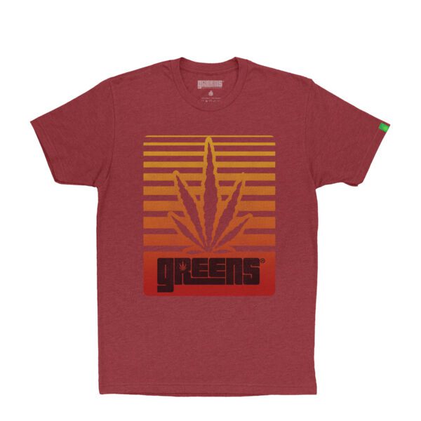 Stripin design -Cardinal Red T-shirt