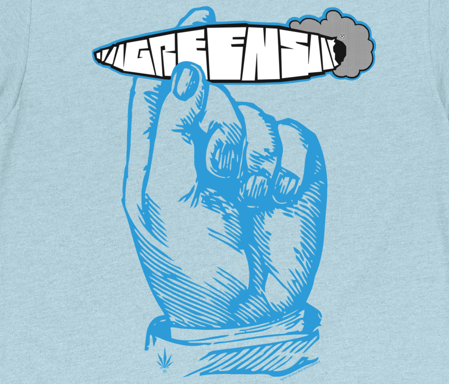 Joint design -Ice Blue T-shirt - Image 2