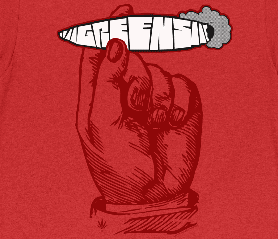 Joint design -Vintage Red T-shirt - Image 2