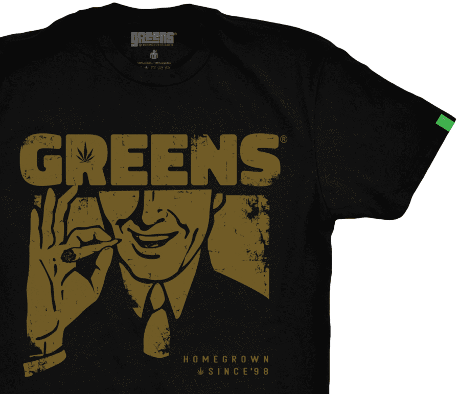 Reefer design -Black T-shirt - Image 3