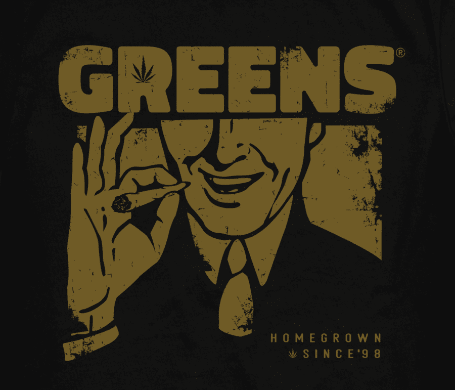 Reefer design -Black T-shirt - Image 2