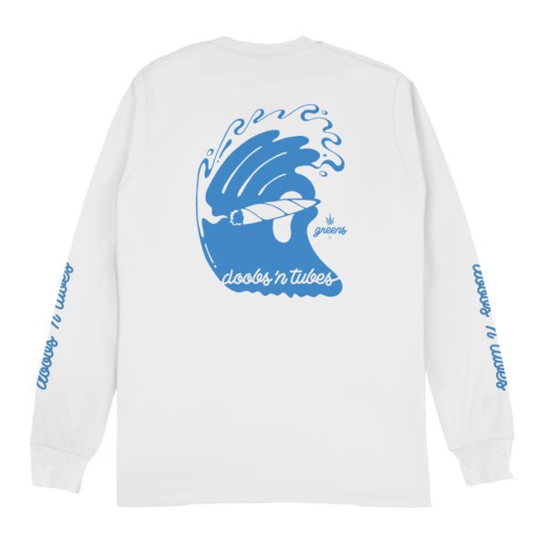 Doobs ‘n Tubes design -White Long Sleeve Shirt