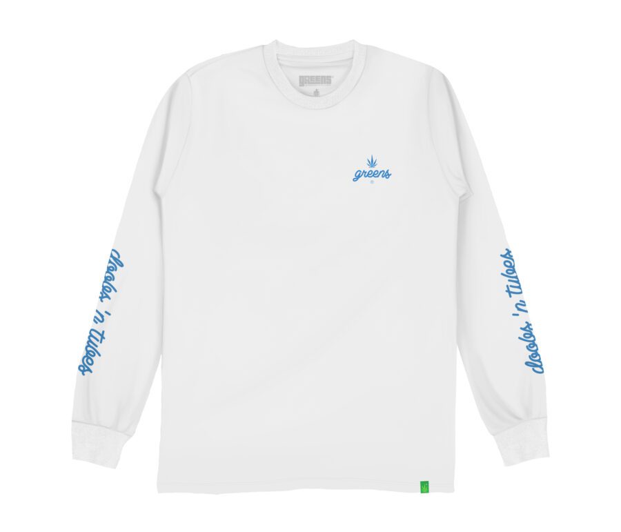 Doobs ‘n Tubes design -White Long Sleeve Shirt - Image 3