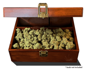 the New Limited Edition greens®brand Stash Box opened