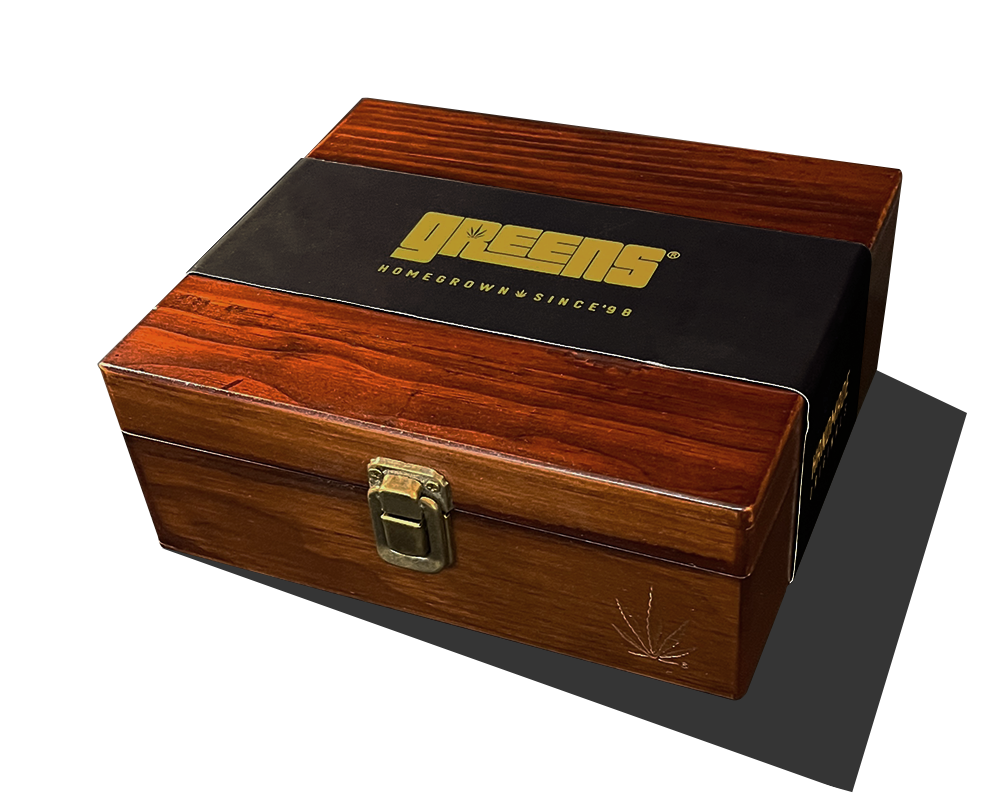 Limited Edition greens®brand Stash Box